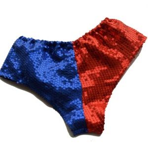 Dolls Kill Harley Quinn Sequins Shorts